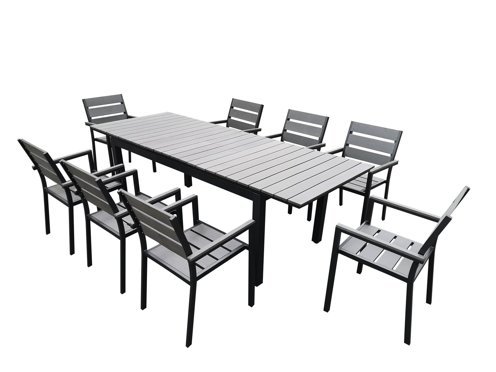 Renava Marina – Juego de mesa de comedor de exterior gris