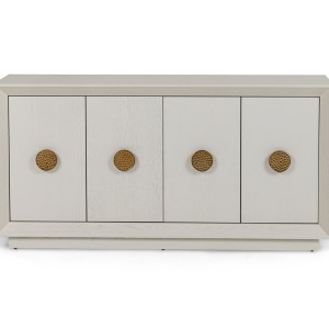 Modrest Marjorie - Buffet moderno en color crema y oro cepillado
