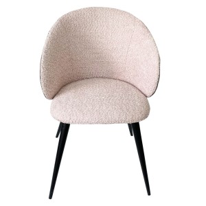 Modrest Marnie - Silla de comedor contemporánea gris + crema