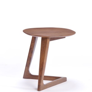 Mesa auxiliar Modrest Jett Mid-Century de nogal
