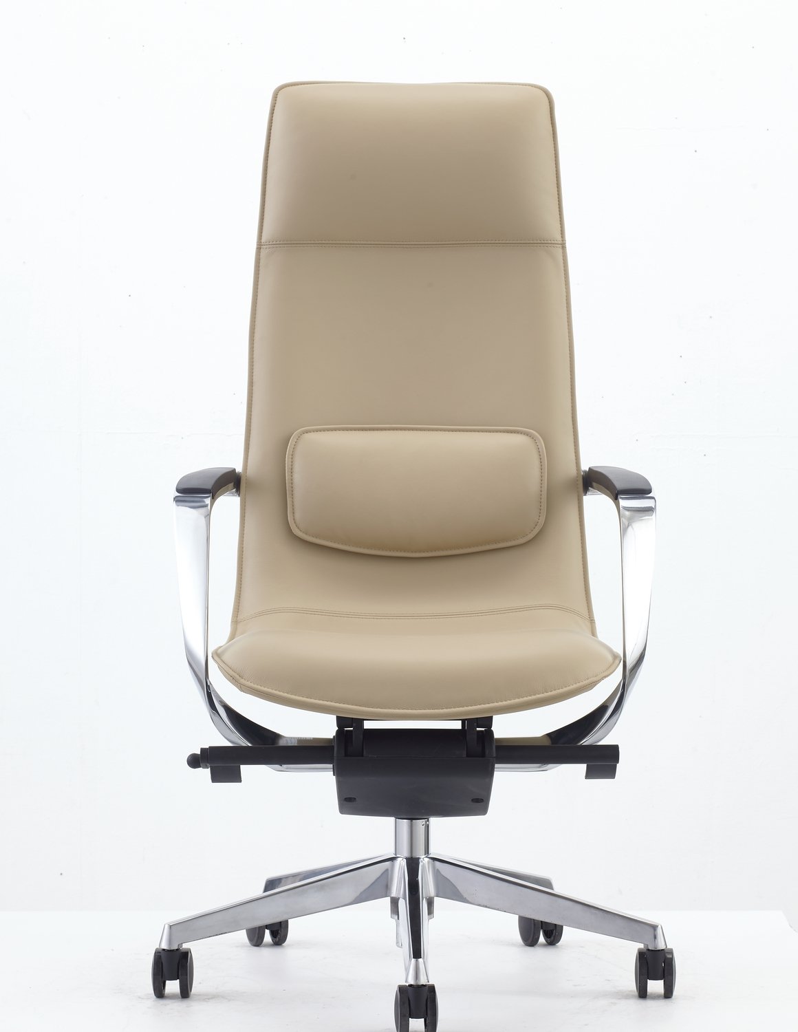 Modrest – Silla de oficina ejecutiva moderna con respaldo alto Nadella en color beige