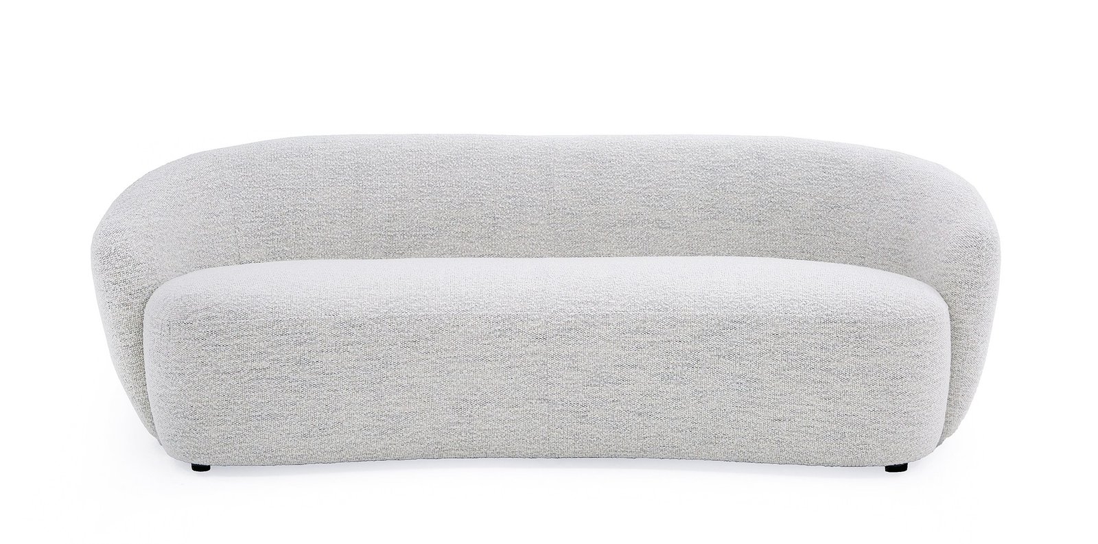 Modrest Omaha - Sofá moderno de tela en color blanco roto - Image 2