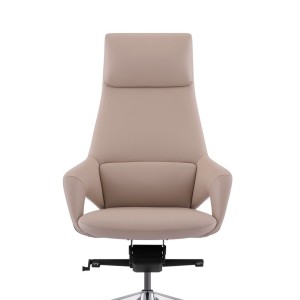 Modrest - Silla de oficina ejecutiva Prost moderna con respaldo alto en color beige