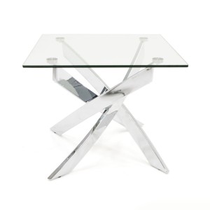 Mesa auxiliar de cristal moderna Modrest Pyrite