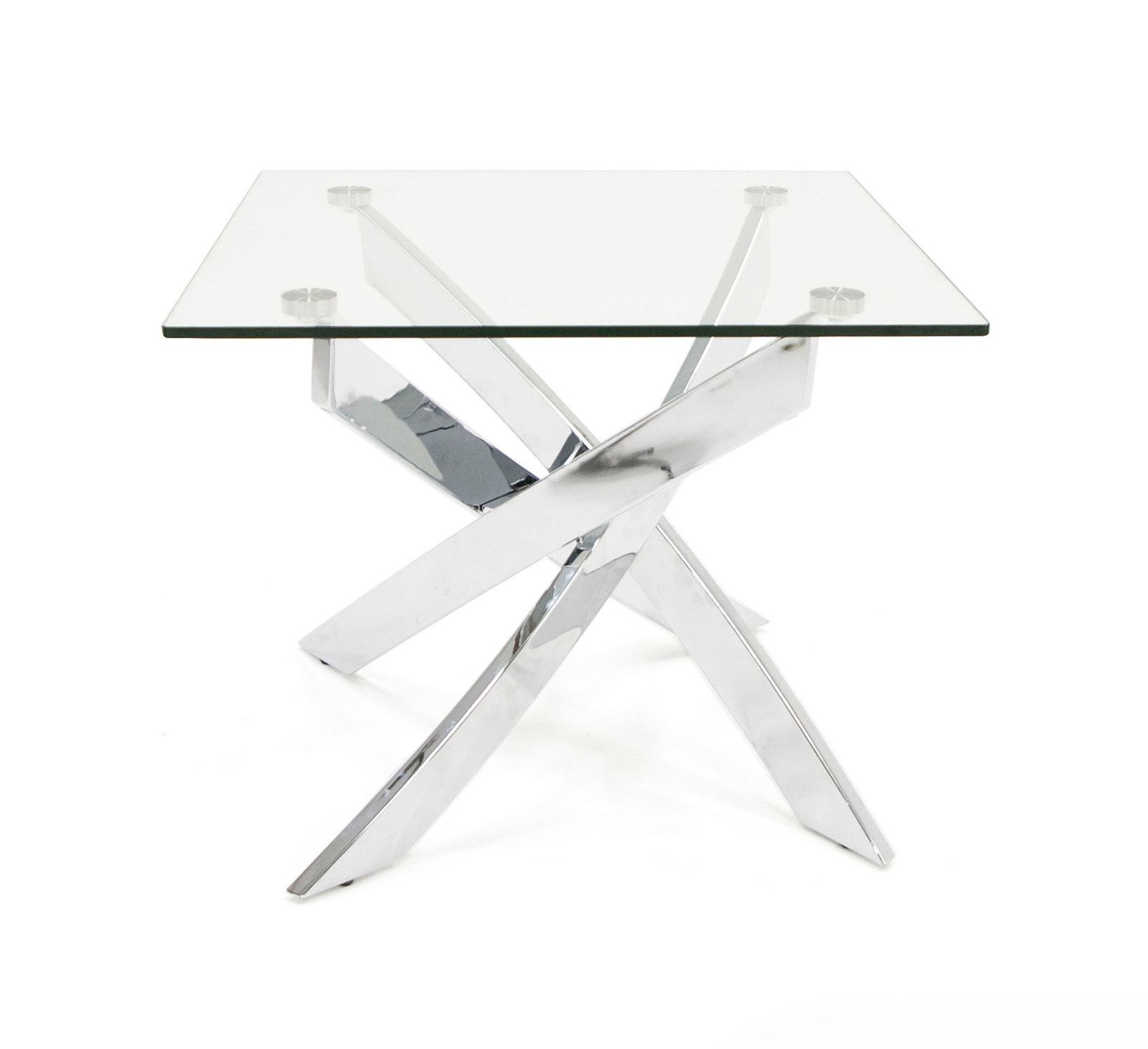 Mesa auxiliar de cristal moderna Modrest Pyrite