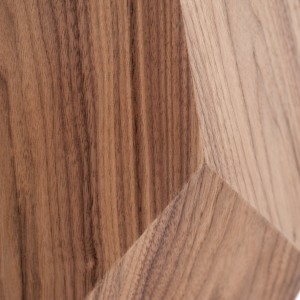 Mesa de centro Modrest Rackham Mid-Century de nogal y vidrio ahumado