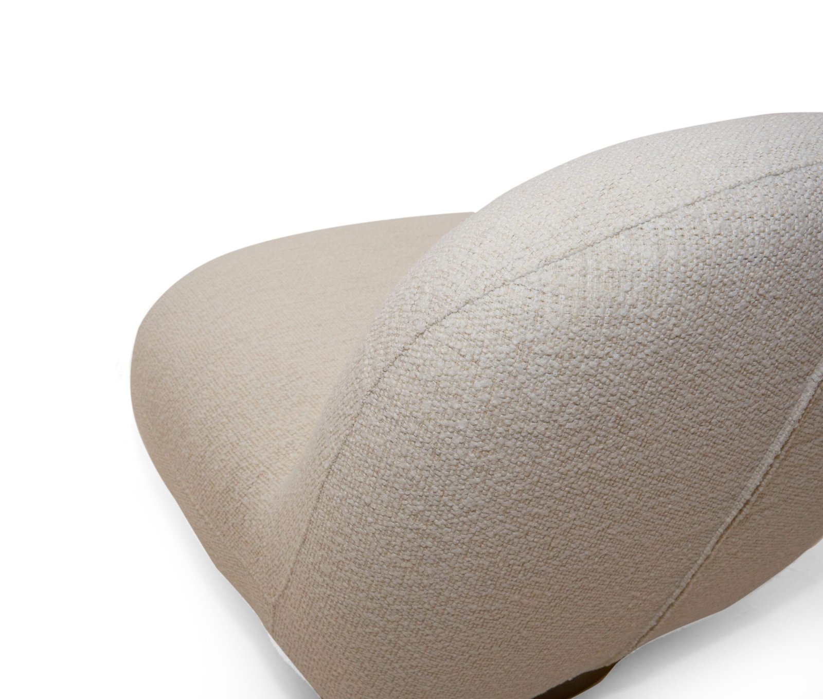 Modrest Renee - Silla giratoria moderna de tela color crema - Image 4