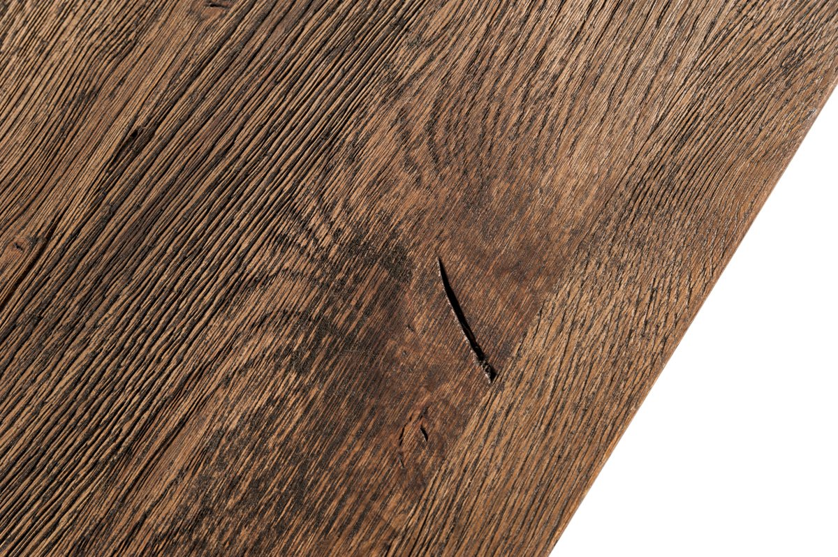 Mesa de centro moderna Modrest Renzo de roble y hormigón - Image 4