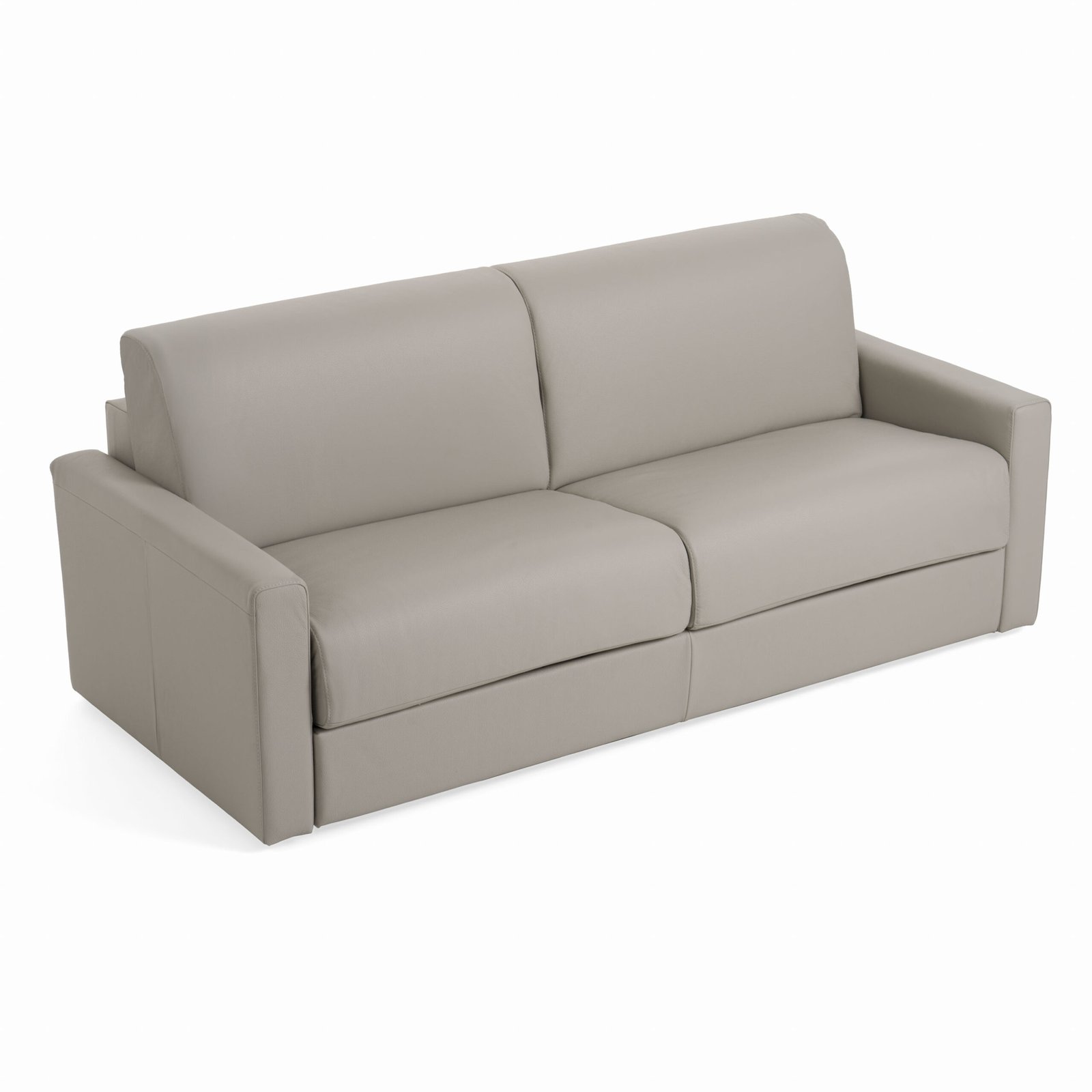 Lamod Italia Revers – Sofá cama tamaño queen italiano moderno de cuero gris