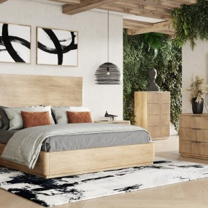 Nova Domus Santa Monica - Cómoda moderna de roble natural