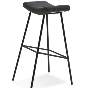 Modrest Spiro - Taburete de bar moderno en color marrón