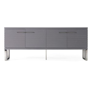 Modrest Splendor - Buffet de listones gris brillante