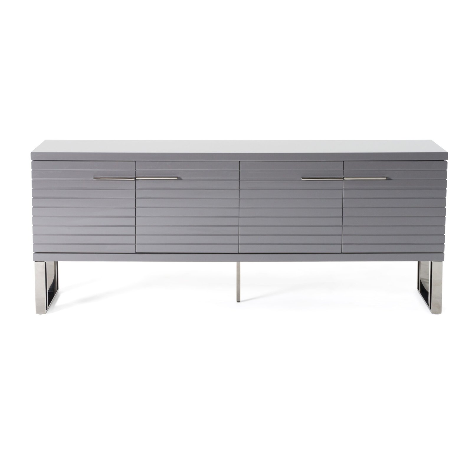 Modrest Splendor - Buffet de listones gris brillante - Image 2