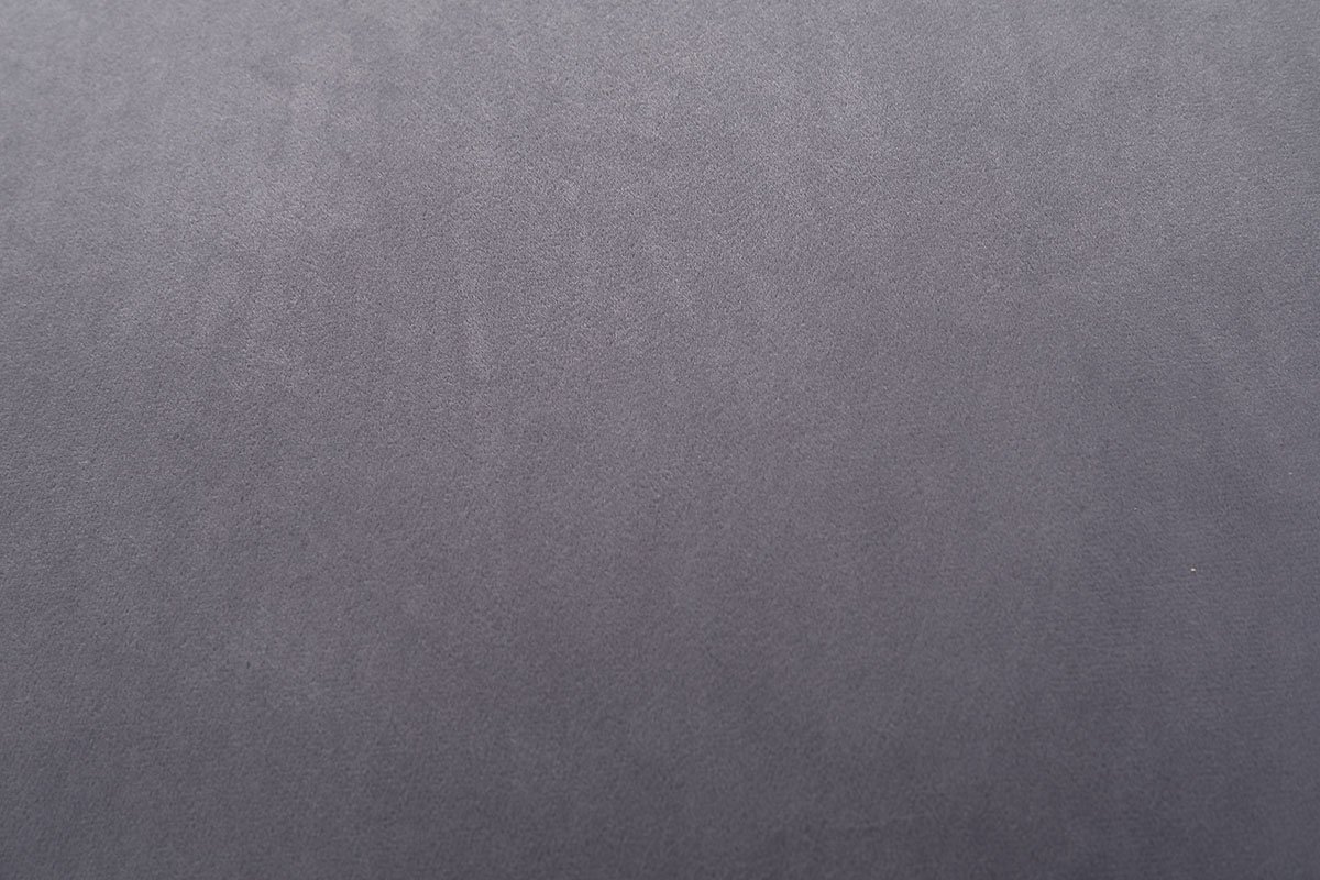 Divani Casa Darla – Sofá seccional curvo de terciopelo gris moderno