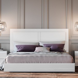 Modrest Nicla Mesita de noche italiana moderna blanca