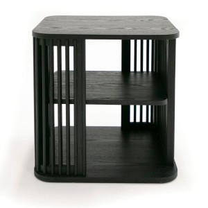 Modrest Thayne - Mesa auxiliar moderna de fresno negro de mediados de siglo