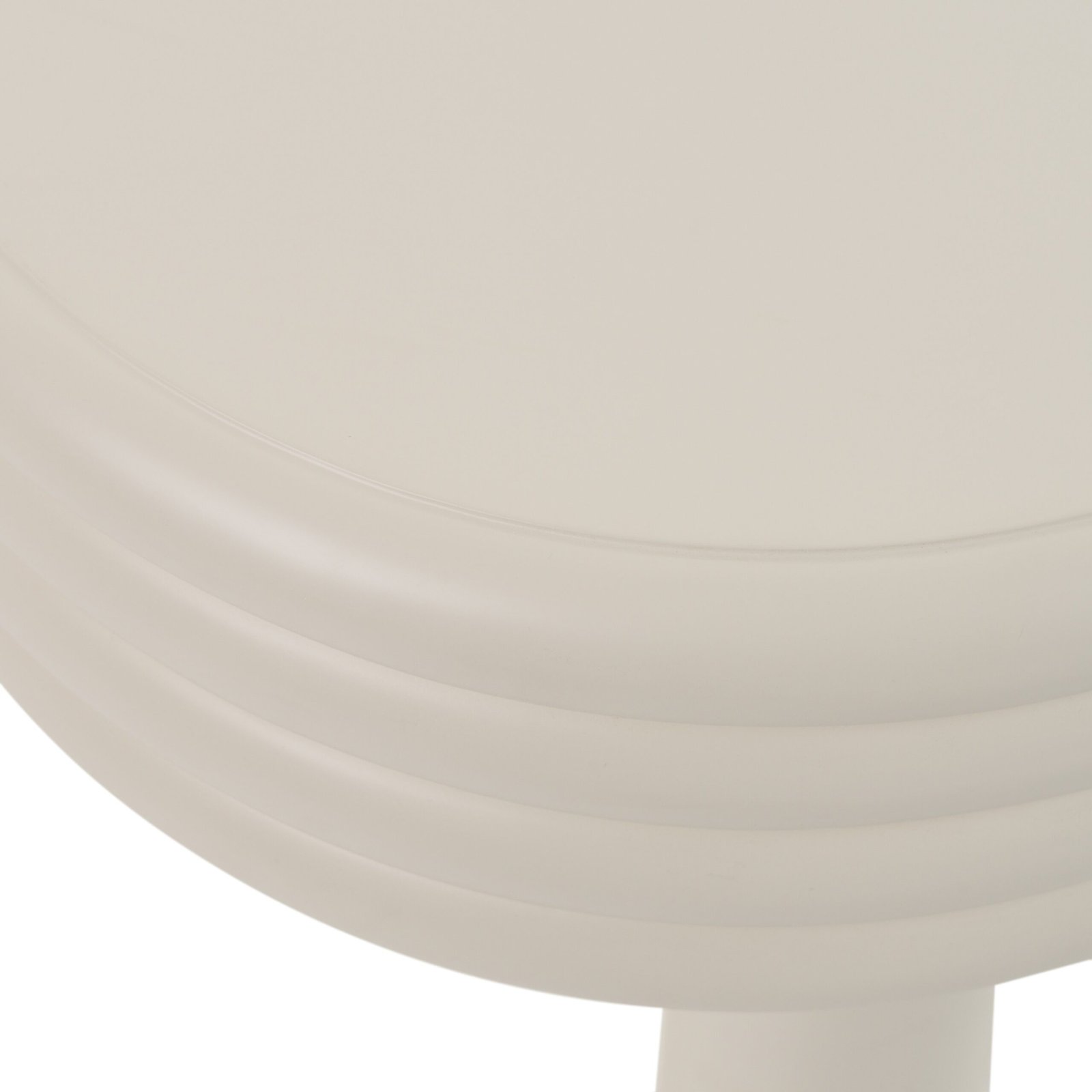 Modrest Townley - Mesa auxiliar redonda blanca contemporánea - Image 4