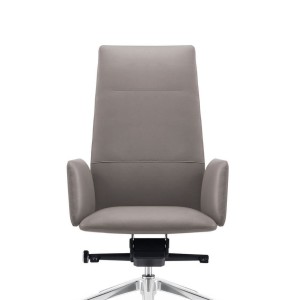Modrest Tricia - Silla de oficina ejecutiva moderna con respaldo alto en color gris