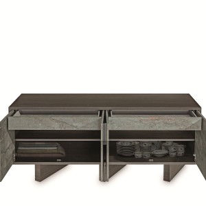 Nova Domus Amsterdam - Buffet moderno de roble gris y eucalipto