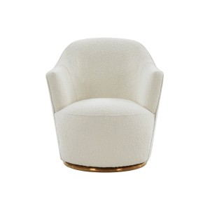 Modrest Vera - Silla decorativa giratoria Sherpa moderna