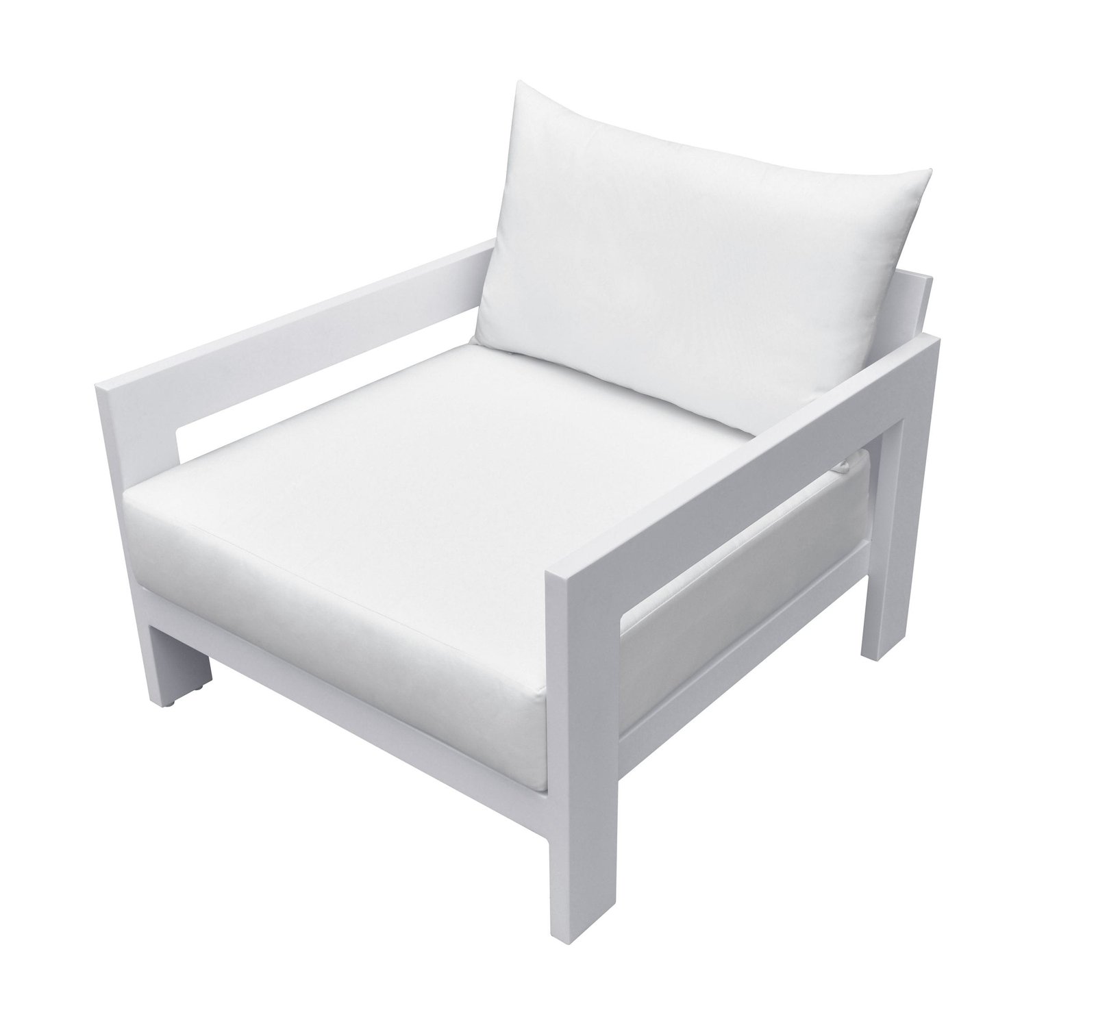 Renava Wake – Sillón de exterior moderno en color blanco