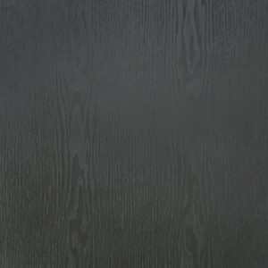 Mesita de noche moderna de fresno gris con 2 cajones Modrest Wales