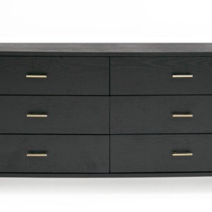 Cómoda moderna de fresno gris Modrest Wales