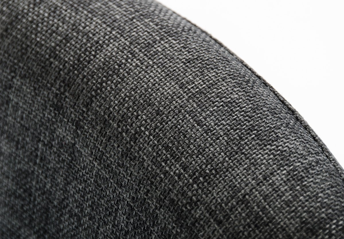 Taburete de bar Modrest Williamette Mid-Century de tela gris oscuro - Image 2