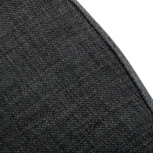 Banco Modrest Williamette Mid-Century de tela gris oscuro