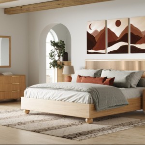 Modrest Winters - Cómoda moderna de roble natural