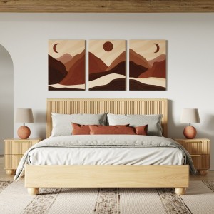 Modrest Winters - Recámara moderna de roble natural