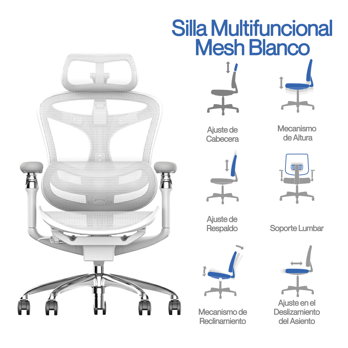 Silla SERIE S - Comodidad y Diseño Económico para Oficinas - Image 2