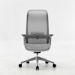 Silla Ergonómica SERIE S - Comodidad y Diseño en Mesh Gris