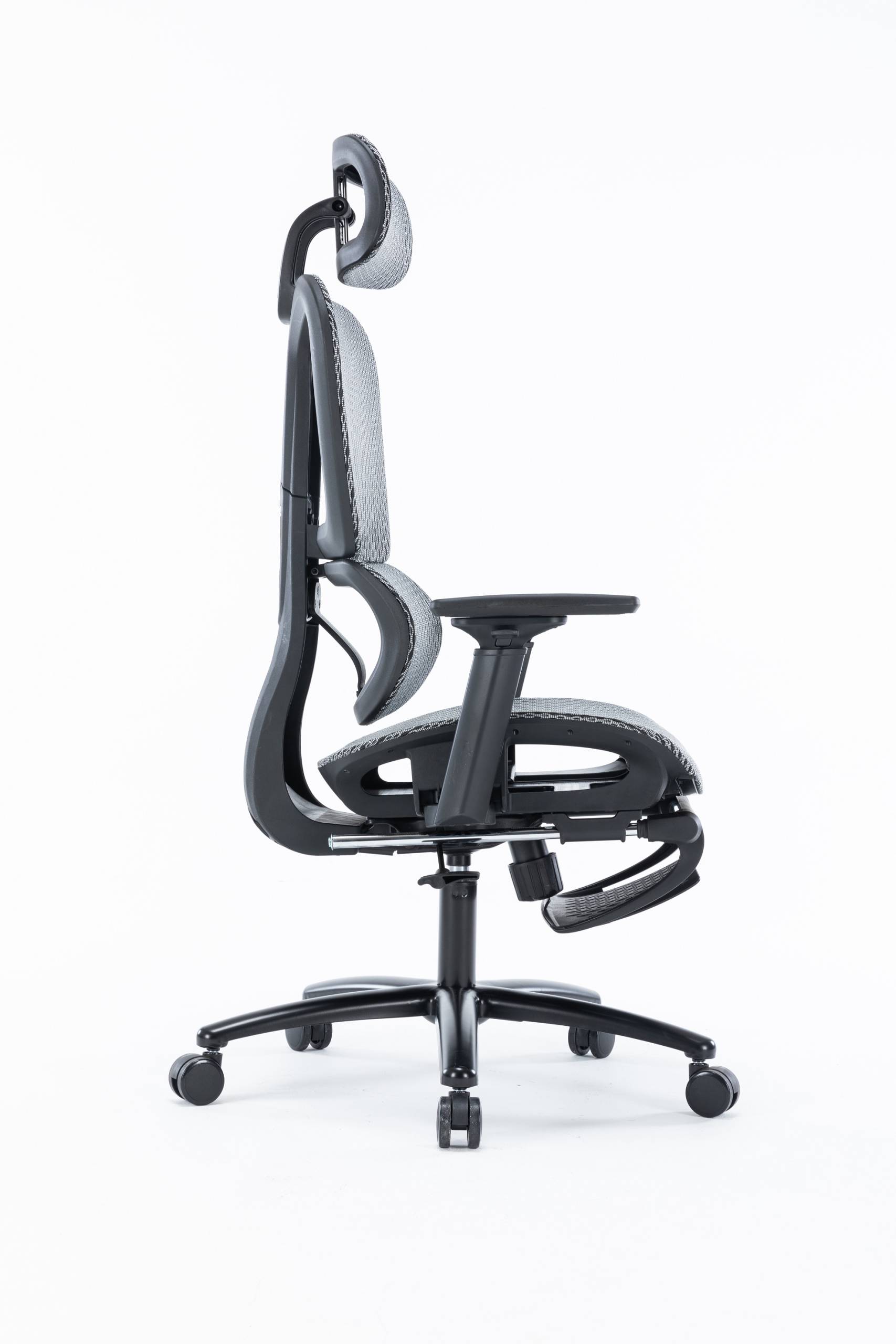 Silla Ejecutiva Nexus en Mesh Gris con Descansa Pies - Image 3