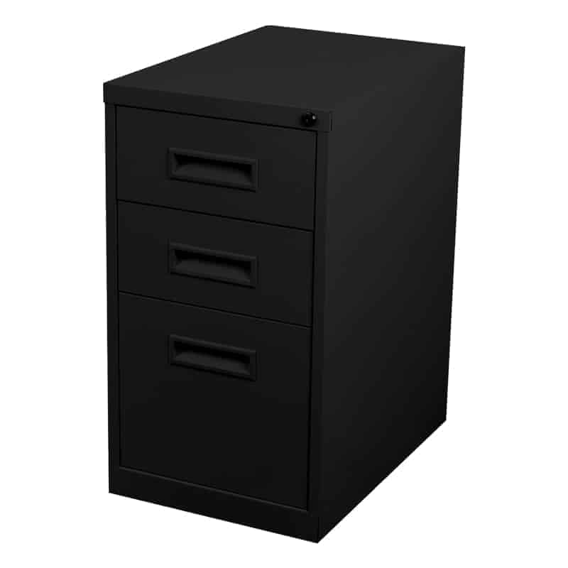 Archivero Movil Hirsh (BBF) con 2 Cajones y Gaveta Para Archivos Jaladera Embutida - Image 2