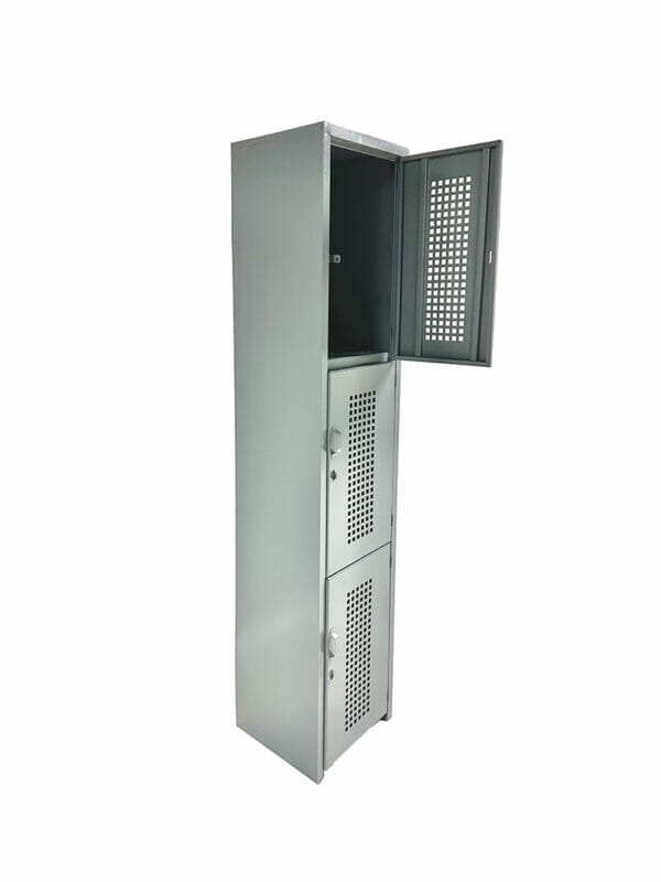 Locker 3 Puerta 1.80x38x37 Perforado - Image 3