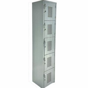 Locker 5 Puerta 1.80x38x37 Perforado