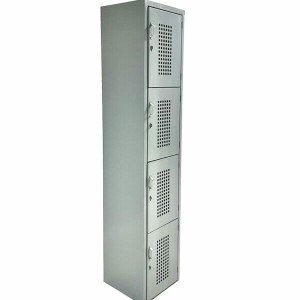 Locker 4 Puerta 1.80x38x45 Perforado