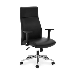 Silla Ejecutiva Respaldo Alto Piel Negro