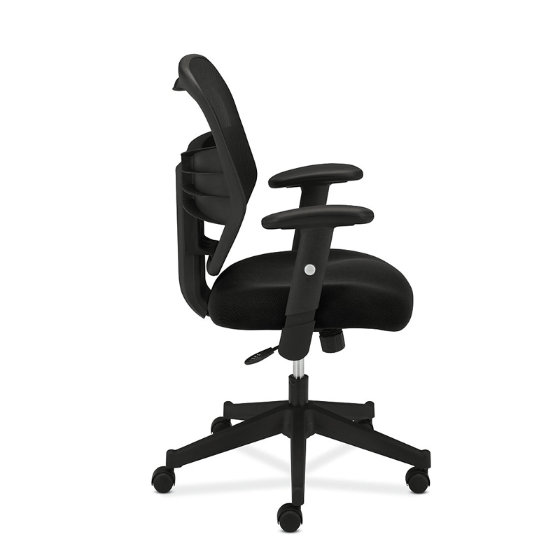 Silla Operativa Ergonómica con Respaldo en Malla y Soporte Lumbar