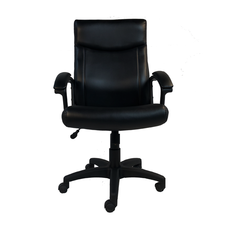 Silla Ejecutiva Apolo en Vinipiel Negro