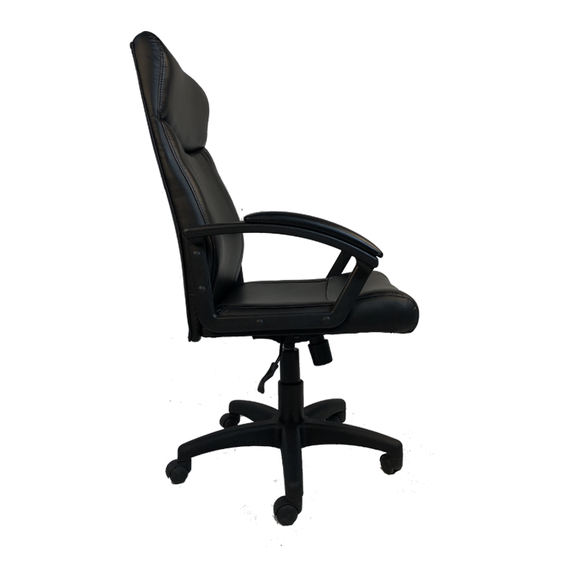 Silla Ejecutiva Apolo en Vinipiel Negro - Image 3