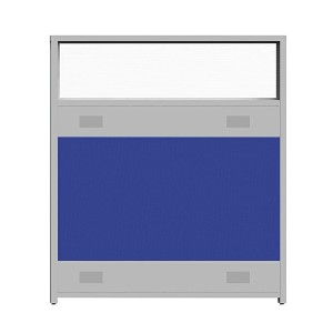 Mampara con Policarbonato Privatt (marco aluminio) P120120