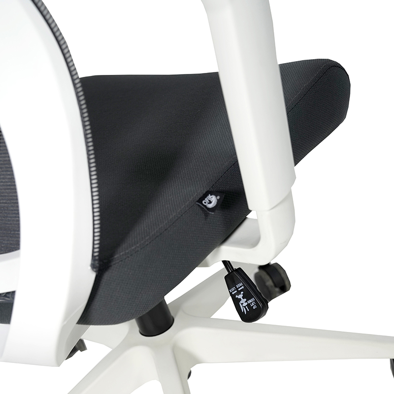 Silla Ejecutiva H7 Mesh Gris Estructura Blanca - Image 6