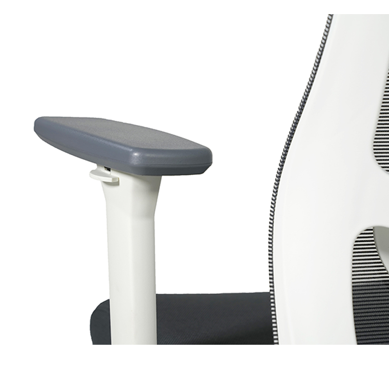 Silla Ejecutiva H7 Mesh Gris Estructura Blanca - Image 8