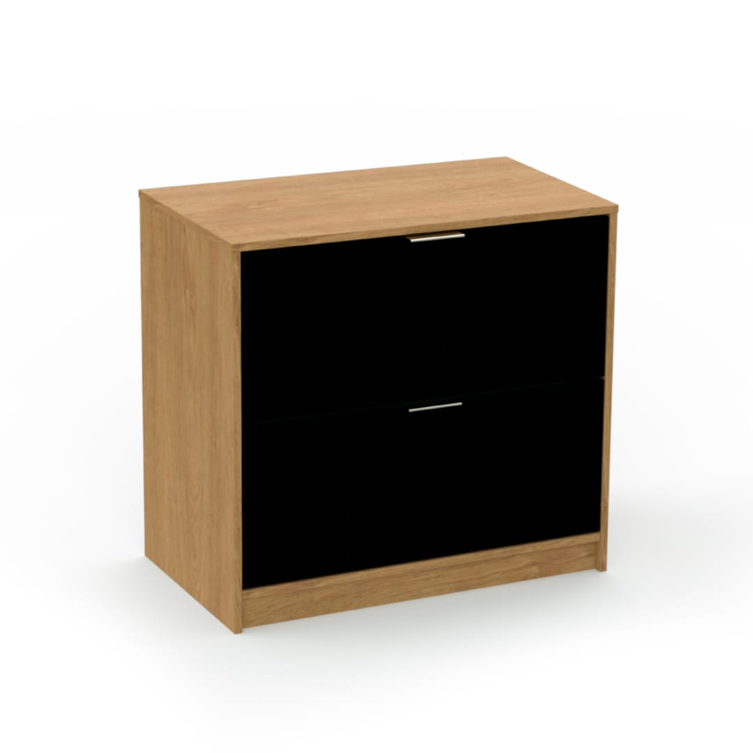 Archivero Horizontal Fijo con 2 gavetas