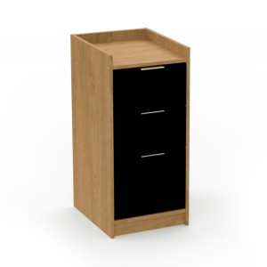 Archivero Vertical con 3 gavetas y 1 entrepaño