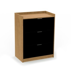 Archiveros Horizontal Fijo con 3 gavetas