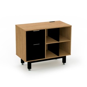 Credenza Alta con Papelera y Archivo 90 x 75 cm (Izquierdo)