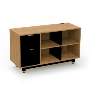 Credenza Baja con Papelera y Archivo 120 x 67.5 cm (Izquierdo)